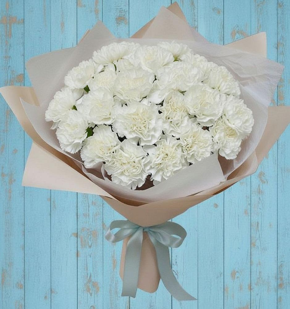 Букет цветов из: Гвоздики в Ленинском Ставропольского края