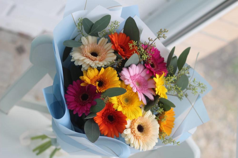 Букет цветов из: Герберы в Ленинском Ставропольского края