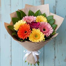 Букет цветов из:  Герберы в Ленинском Ставропольского края