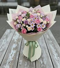 Букет цветов из:  Розы и Хризантемы #REPLACE_PRED# Ленинском Ставропольского края