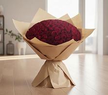 Букет 101 Красная роза в Ленинском Ставропольского края