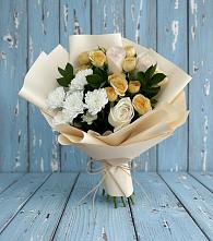 Букет цветов из:  Розы и Хризантемы #REPLACE_PRED# Ленинском Ставропольского края