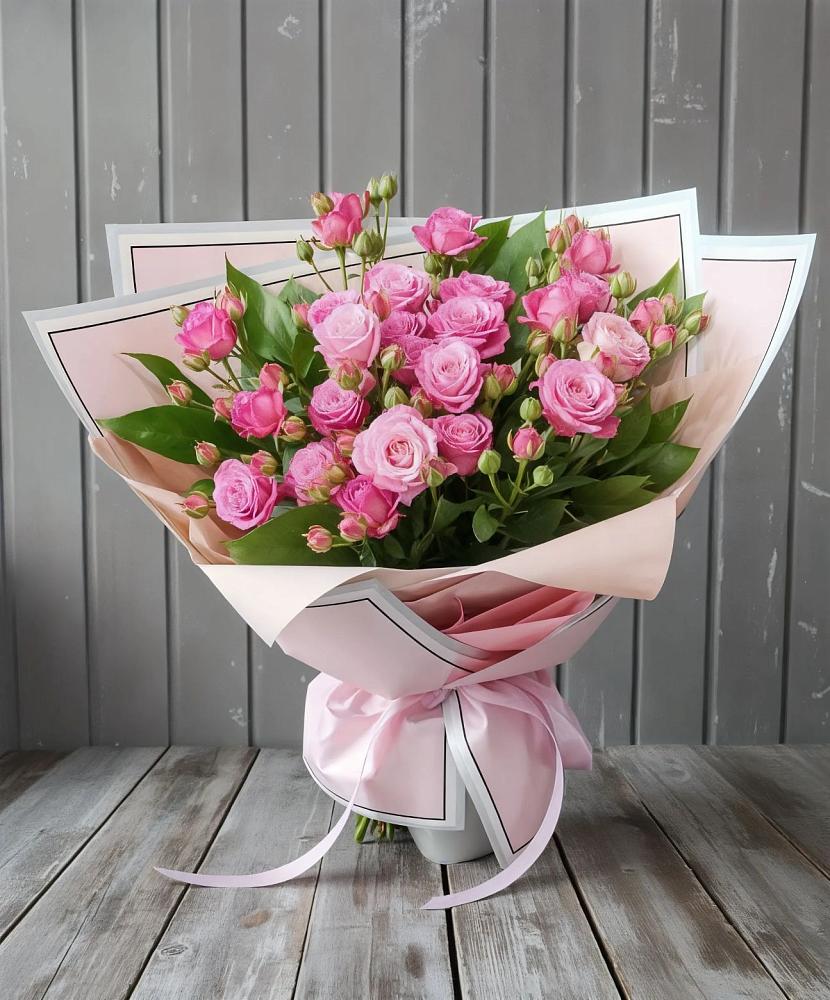 Букет Розовый кустик в Ленинском Ставропольского края