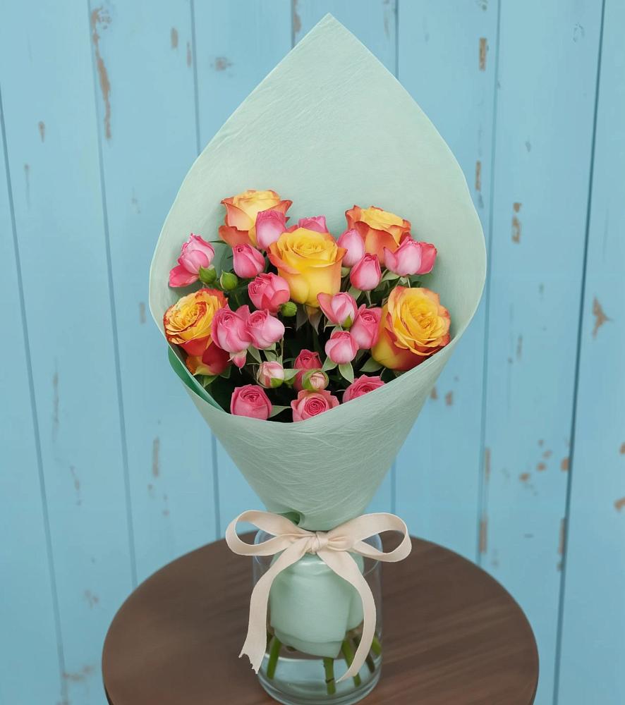 Букет цветов из: Розы в Ленинском Ставропольского края