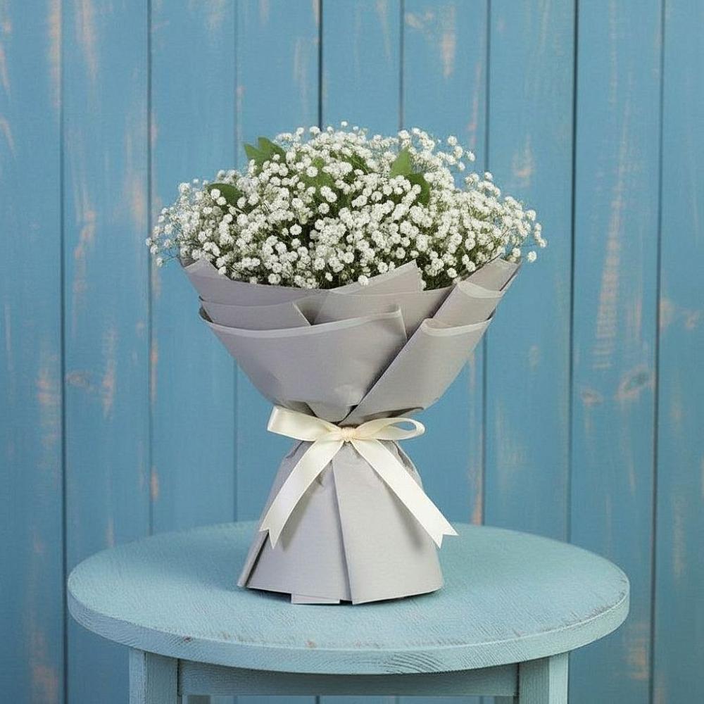 Букет цветов из: Гипсофила в Ленинском Ставропольского края