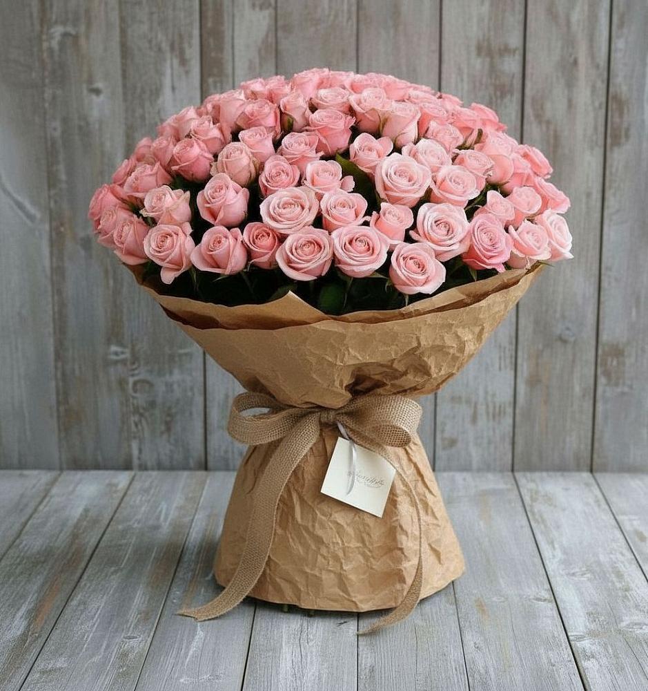 Букет 151 Роза Роуз в Ленинском Ставропольского края