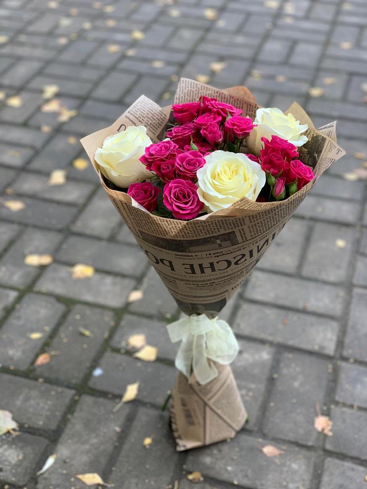 Букет цветов из: Розы в Ленинском Ставропольского края