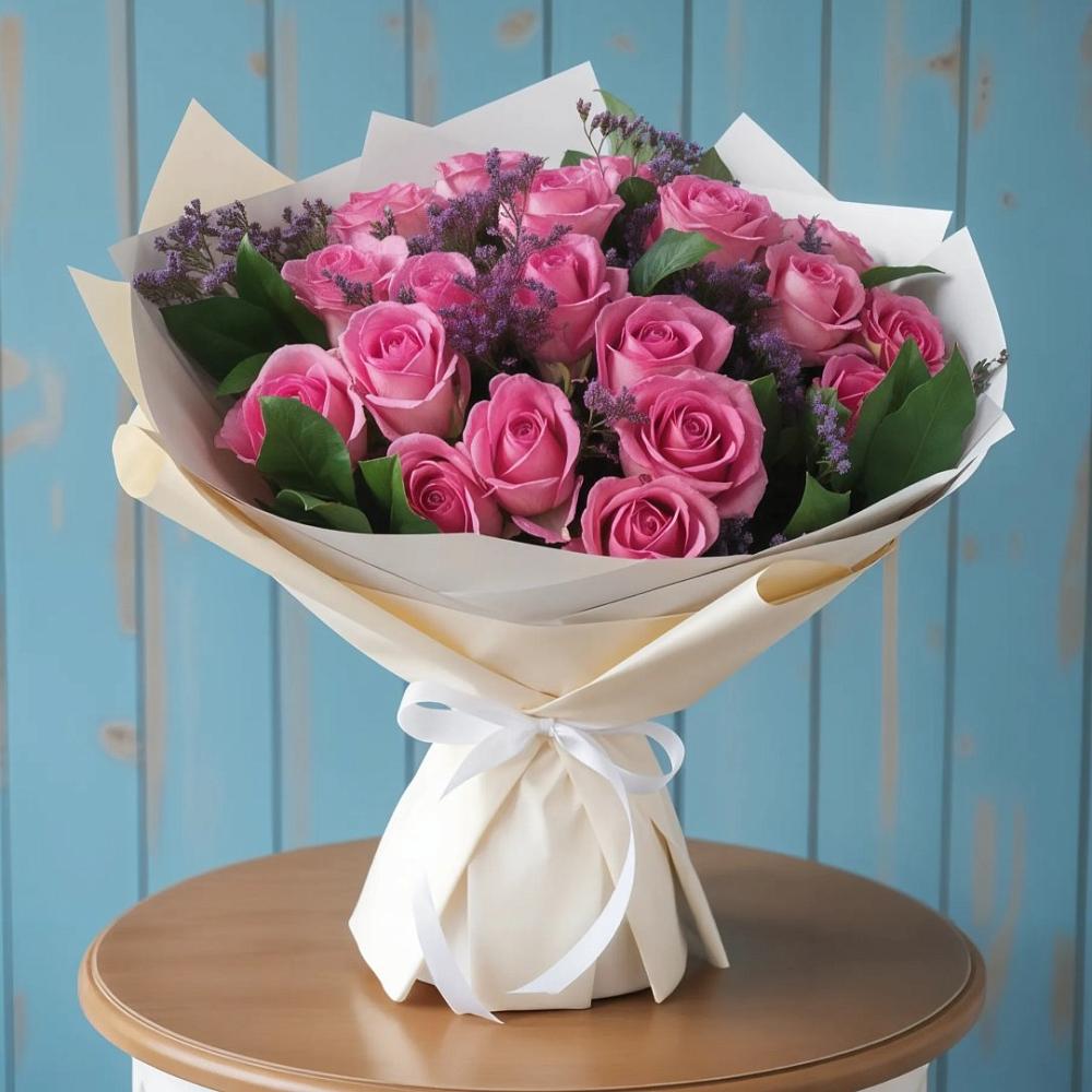 Букет цветов из: Розы в Ленинском Ставропольского края